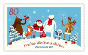 Briefmarke Deutschland Weihnachten