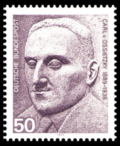 Briefmarke Deutschland Friedensnobelpreistraeger Carl von Ossietzky