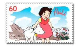 Briefmarke Deutschland Heidi