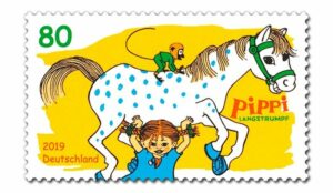 Briefmarke Deutschland Pippi Langstrumpf