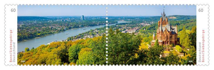 Briefmarken Deutschland Bonn Siebengebirge 