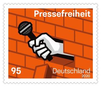 Briefmarke Deutschland Pressefreiheit