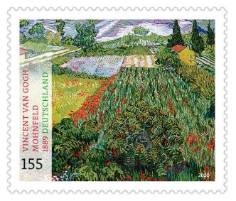 Briefmarke Deutschland Vincent van Gogh 