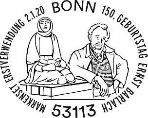 Stempel Bonn Ernst Barlach