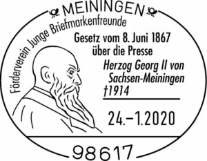 Stempel Meiningen Pressefreiheit