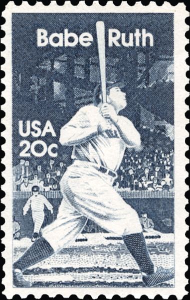 Briefmarke USA Babe Ruth