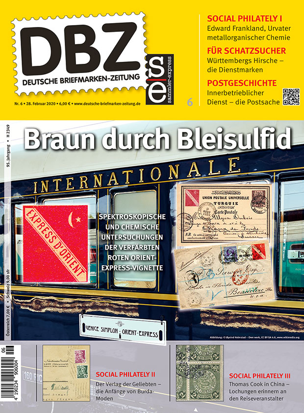 Deutsche_Briefmarken_Zeitung_Braun_Chemie_China_Thomas_Cook_Social_Philately_dbz_06-2020_Cover