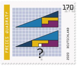 Briefmarke Deutschland Optische Täuschungen
