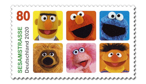 Briefmarke Deutschland Sesamstrasse