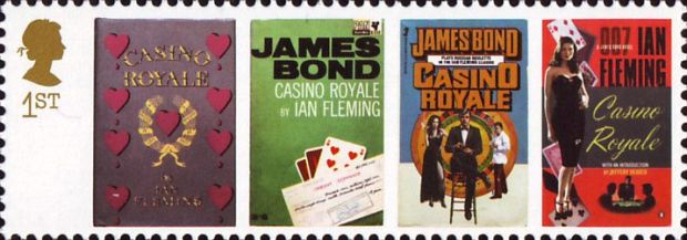 Briefmarke Großbritannien James Bond
