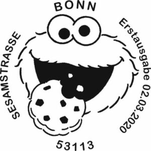 Stempel Bonn Sesamstraße