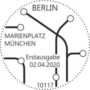 Stempel Berlin U-Bahn-Station Marienplatz