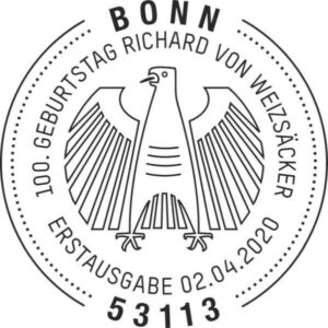 Stempel Bonn Richard von Weizsäcker