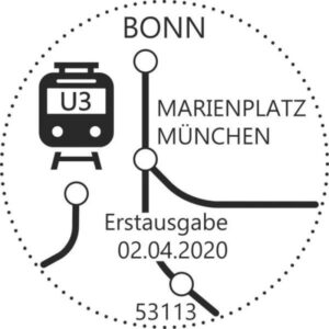 Stempel Bonn U-Bahn-Station Marienplatz