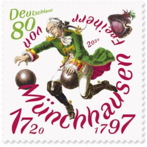 Briefmarke Deutschland Baron von Münchhausen