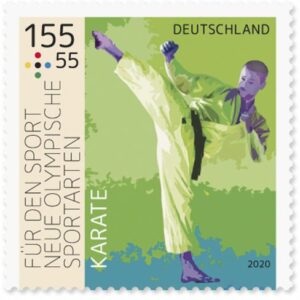 Briefmarke Deutschland Karate
