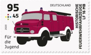 Briefmarke Deutschland Feuerwehr