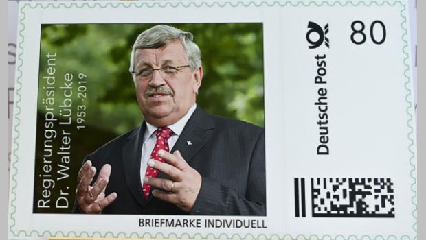 Briefmarke individuell für Dr. Walter Lübcke
