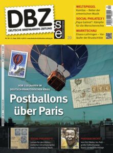 DEUTSCHE_BRIEFMARKEN_ZEITUNG__20_2020_Postballon_Paris_Fussball_Cover