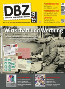 DEUTSCHE_BRIEFMARKEN_ZEITUNG__21_2020_Werbung_DDR_USA_Postal_Peanuts_Cover