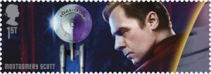Briefmarke Großbritannien Star Trek