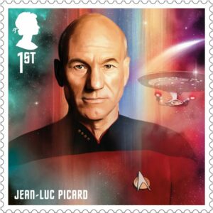 Briefmarke Großbritannien Star Trek