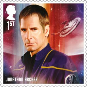 Briefmarke Großbritannien Star Trek