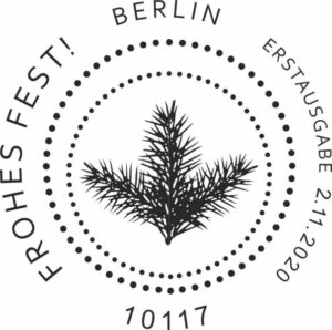 Stempel Berlin Frohes Fest