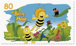 Briefmarke Deutschland Biene Maja