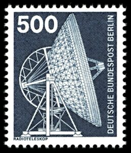 Briefmarke Radioteleskop 1976
