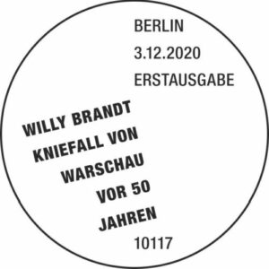 Stempel aus Berlin Willy Brandt