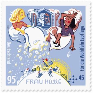 Briefmarke Deutschland Frau Holle