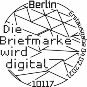 Stempel aus Berlin Digitale Briefmarke