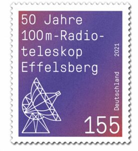Briefmarke Deutschland Radioteleskop Effelsberg