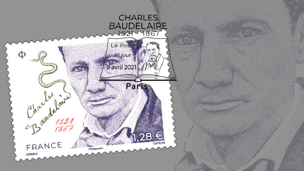 La Poste würdigt Dichter: Briefmarke für Charles Baudelaire