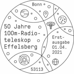 Stempel Bonn Radioteleskop Effelsberg