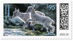 Briefmarke Deutschland Steinbock
