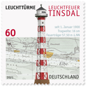 Briefmarke-Deutschland Leuchtturm Tinsdal
