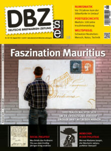 Deutsche Briefmarken-Zeitung Titelbild 18-2021 Mauritius