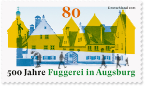 Briefmarke Deutschland Fuggerei