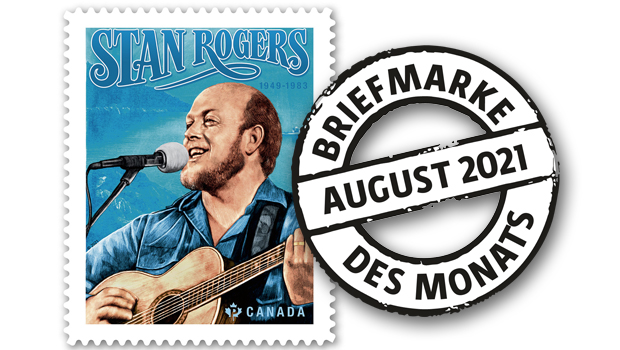 Briefmarke des Monats: Mentor der kanadischen Folk-Musik