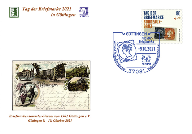 Beleg­programm zum Tag der Briefmarke Göttingen