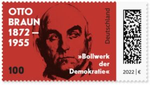 Briefmarke Deutschland Otto Braun