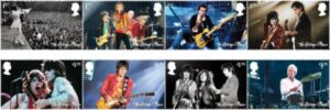 Briefmarken aus Großbritannien Rolling Stones