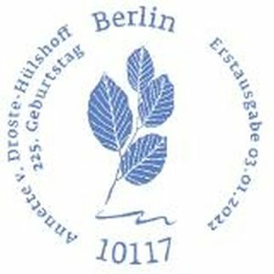 Stempel Berlin Annette von Droste Hülshoff