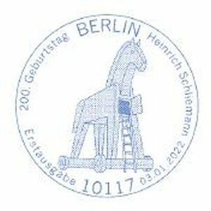 Stempel Berlin Heinrich Schliemann