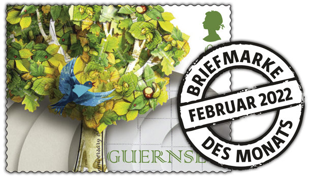 Briefmarke des Monats: Für nachhaltige Waldbewirtschaftung