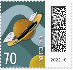 Briefmarke Deutschland Briefumlaufbahn