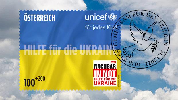 Zuschlagsmarke für die Ukraine