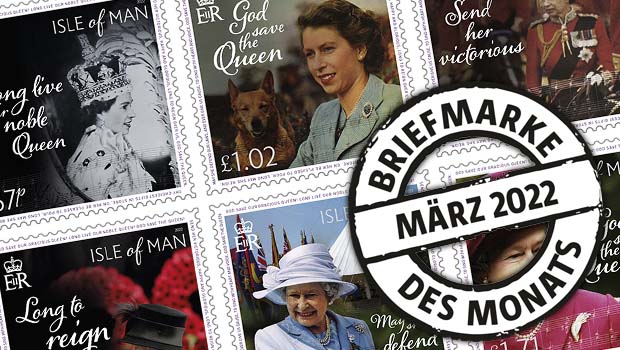 Briefmarke des Monats: Königin Elizabeth II. feiert 70-jähriges Thronjubiläum